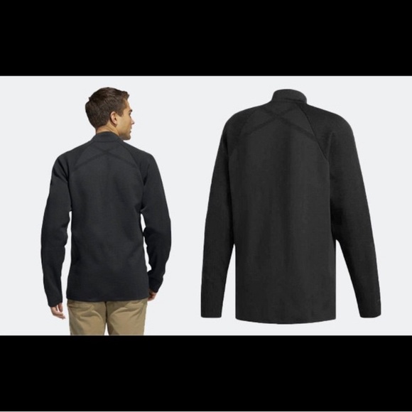 Adidas Golf ADICROSS PRIMEKNIT Bomber Black Jacket Zip Front size M - Picture 5 of 9